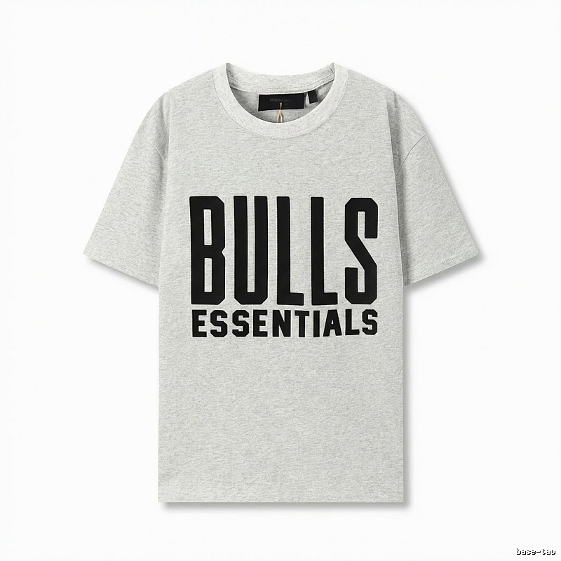 ESSENTIALS Bulls Style Grey T-shirt