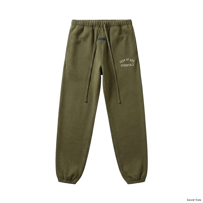 ESSENTIALS casual style olive green sweatpants