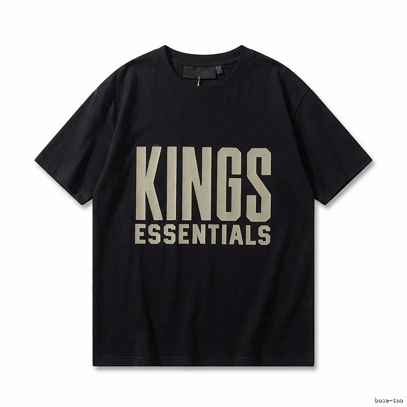 ESSENTIALS KINGS Style Black T - Shirt