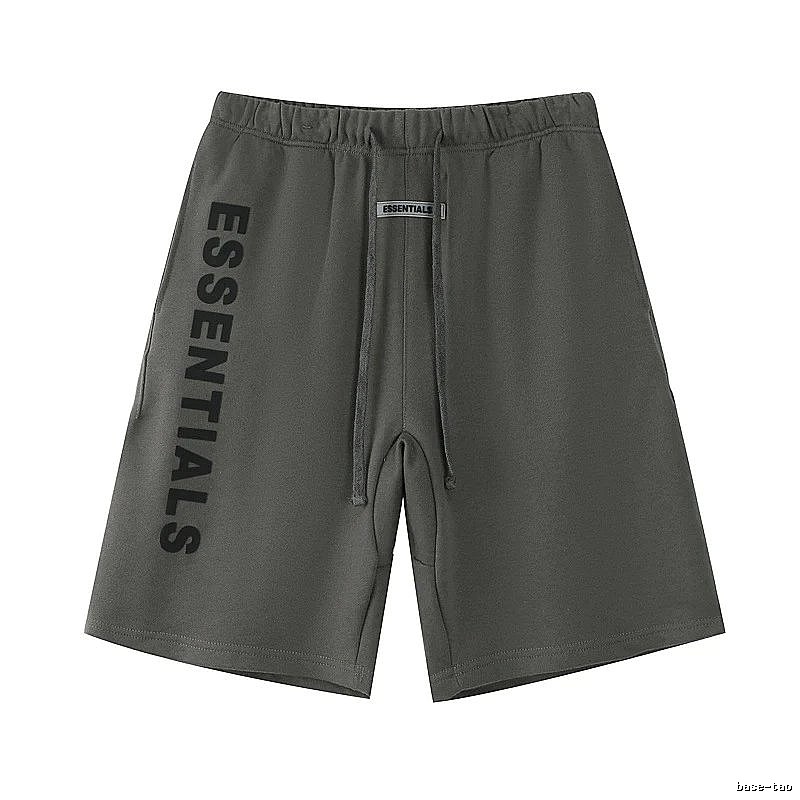 ESSENTIALS Letter Style Dark Grey Shorts