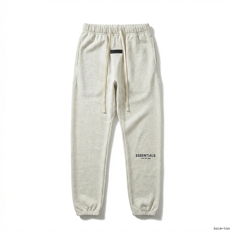 ESSENTIALS minimalist light gray sweatpants