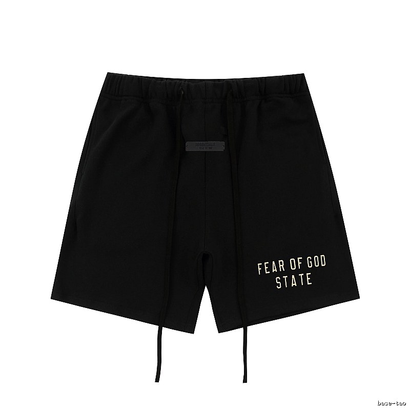 ESSENTIALS minimalist style black shorts
