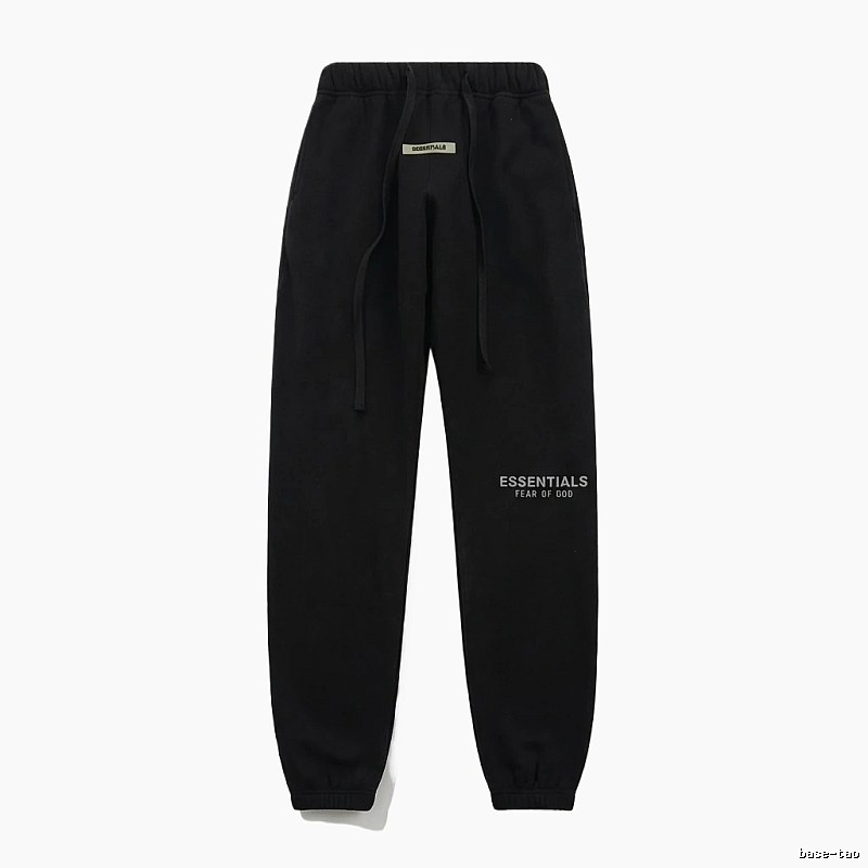 ESSENTIALS minimalist style black sweatpants