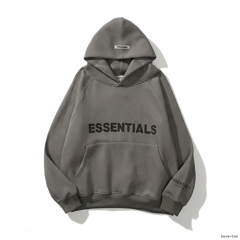 ESSENTIALS minimalist style grey sweatshirt