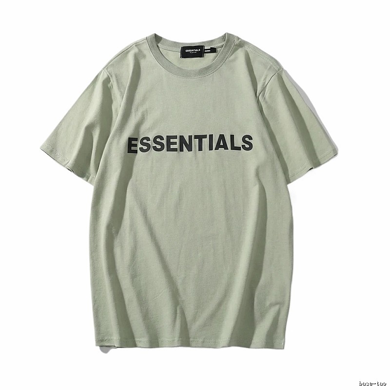ESSENTIALS minimalist style light green T-shirt