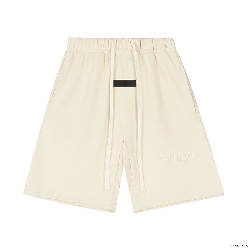 ESSENTIALS minimalist style off-white shorts