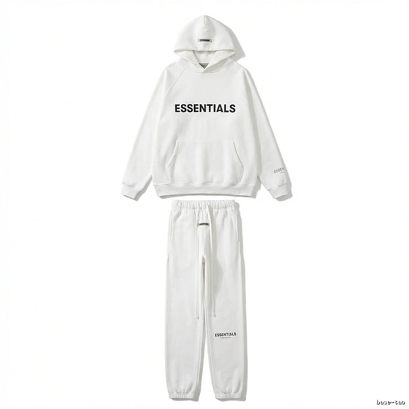 ESSENTIALS minimalist style white suit