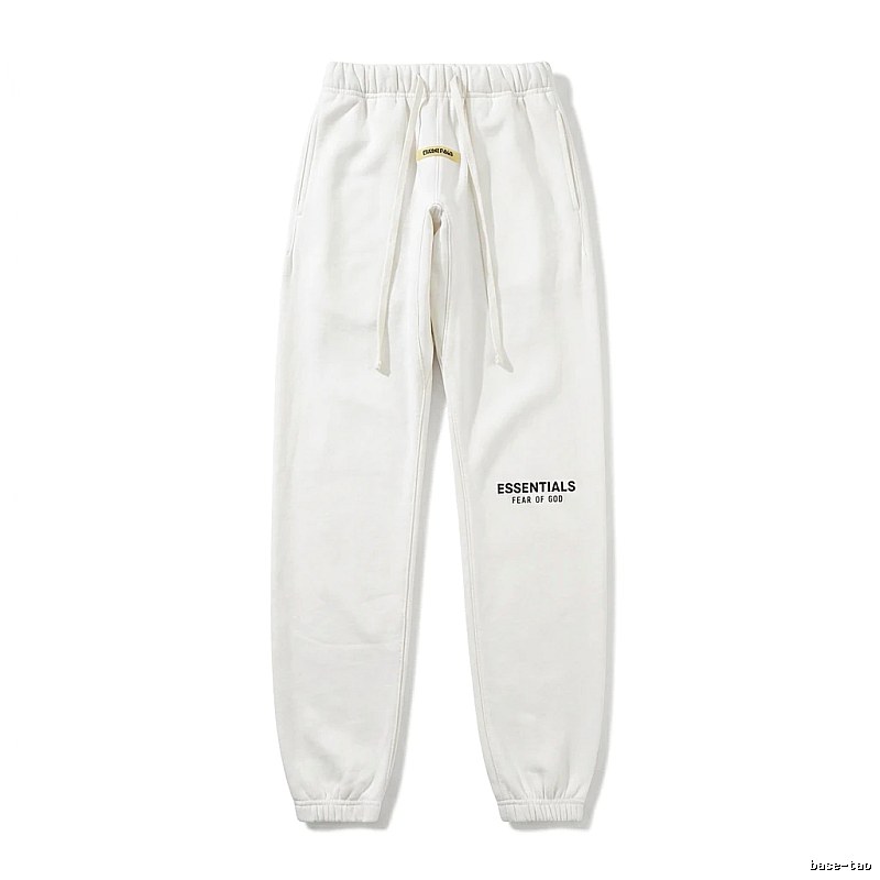 ESSENTIALS minimalist style white sweatpants
