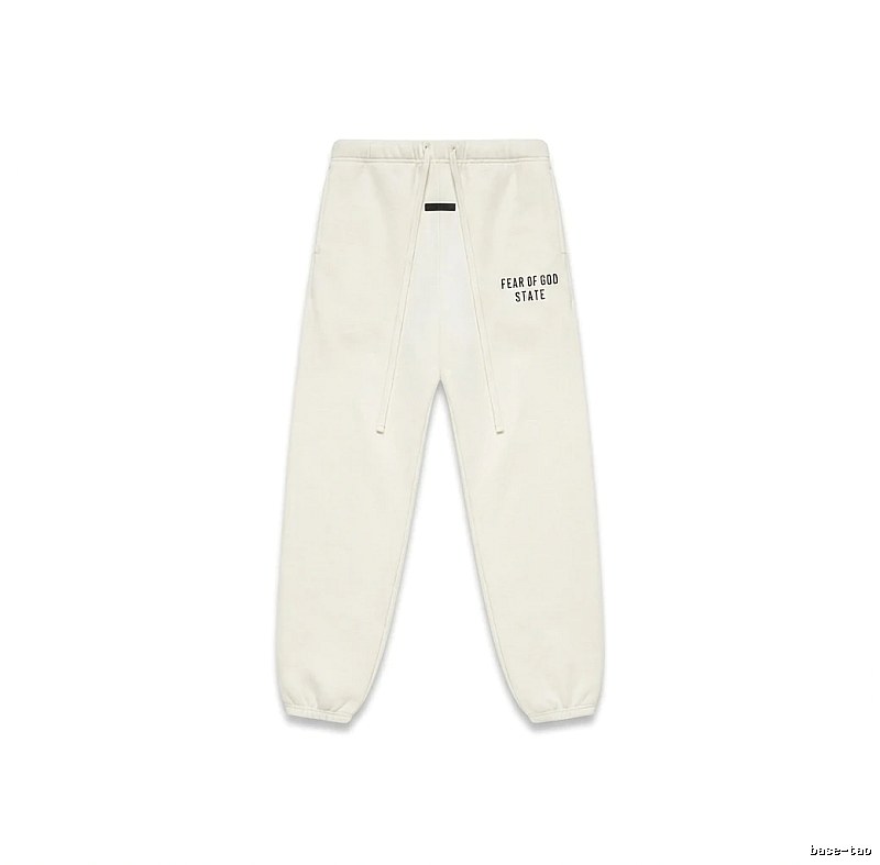 ESSENTIALS minimalist style white sweatpants