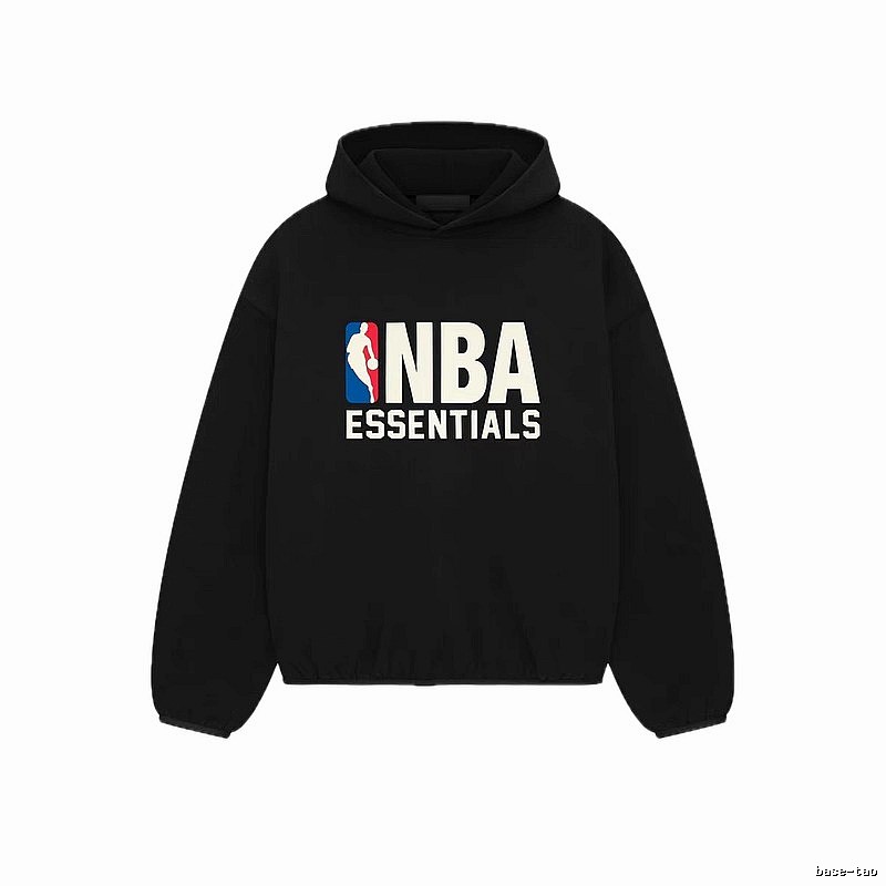 ESSENTIALS NBA-style black hoodie