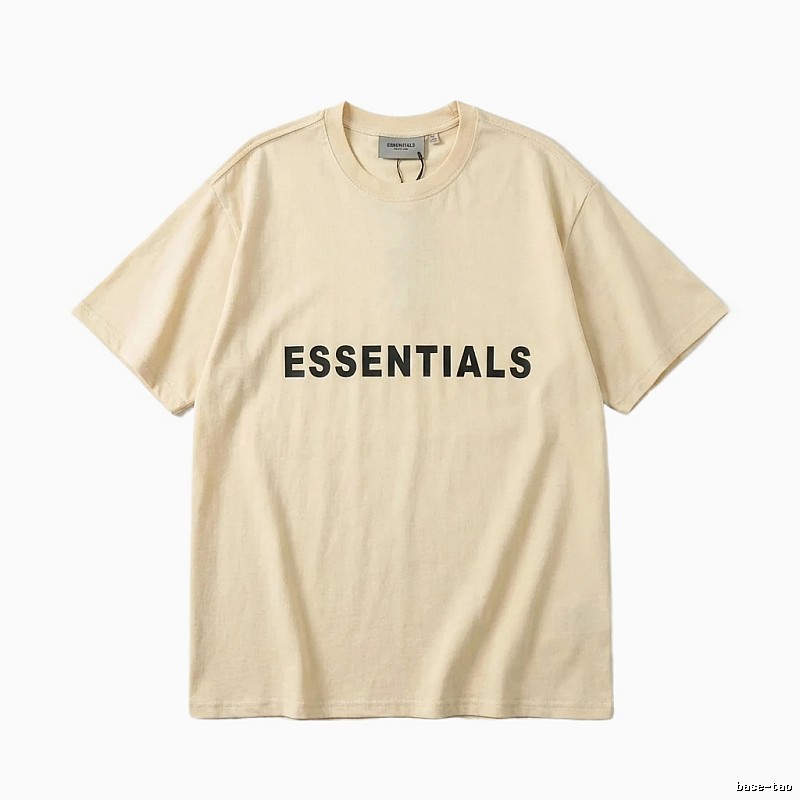 ESSENTIALS Simple Beige T-shirt
