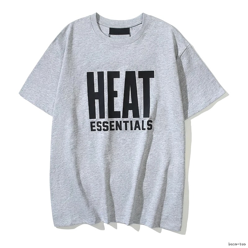 ESSENTIALS Simple Gray Short-sleeve Shirt
