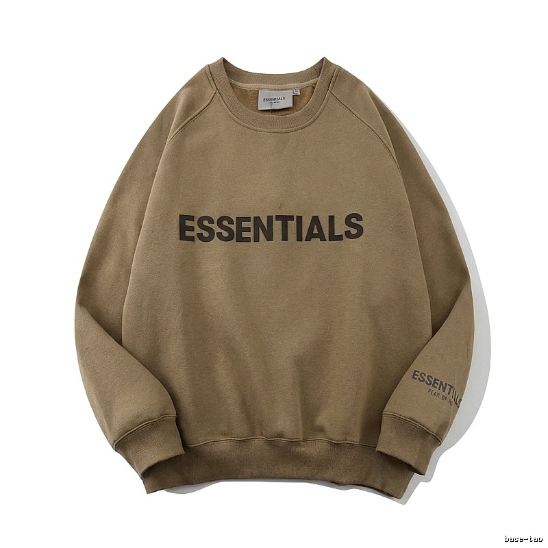 ESSENTIALS Simple Style Khaki Sweatshirt