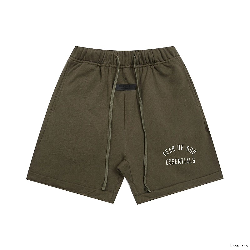 ESSENTIALS trendy brand army green shorts