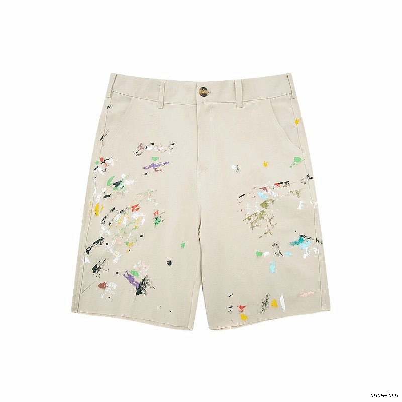 Gallery Dept Graffiti Style Beige Shorts