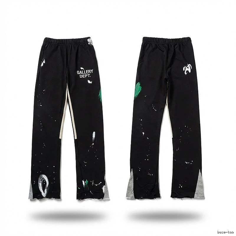 Gallery Dept Graffiti Style Black Trousers
