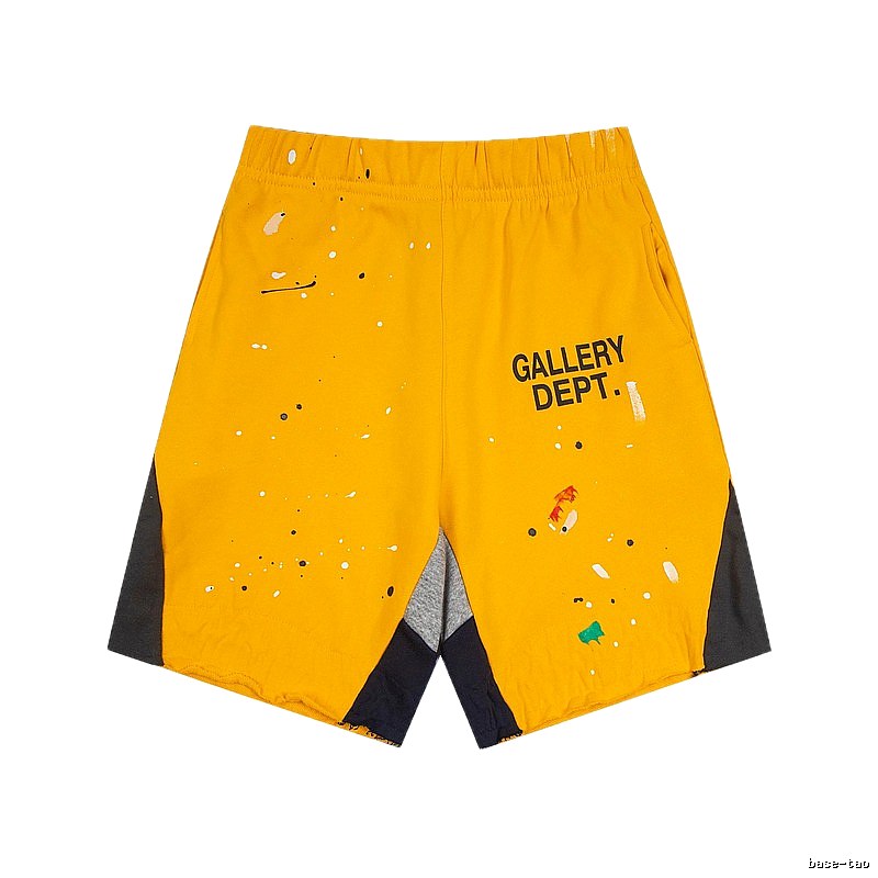Gallery Dept. Graffiti-style Yellow Shorts