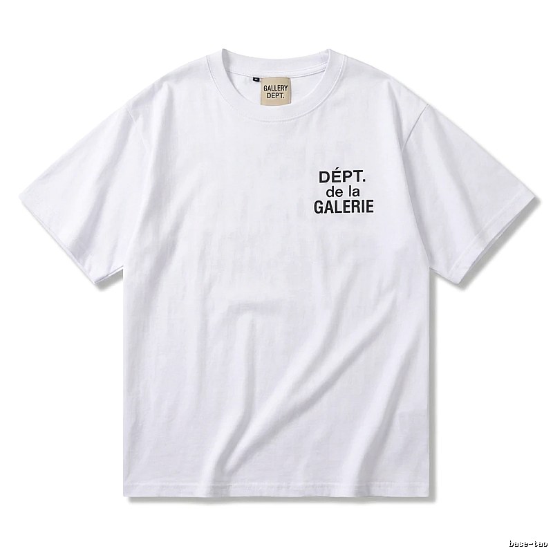 Gallery Dept Minimalist Style White T-shirt