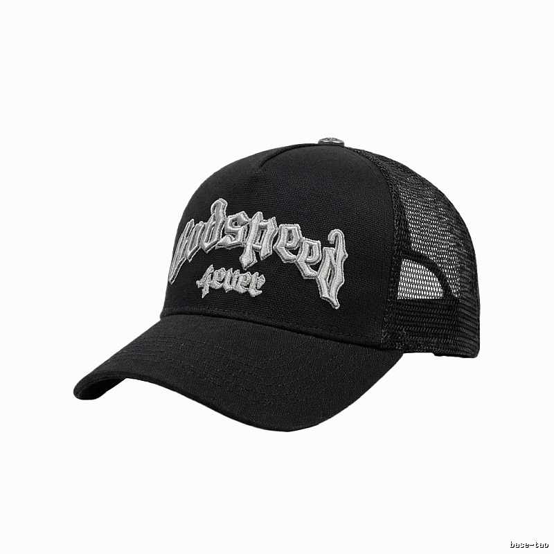 Godspeed retro-style black hat