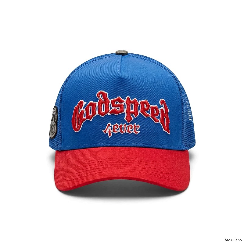 Godspeed Retro Style Red and Blue Hat