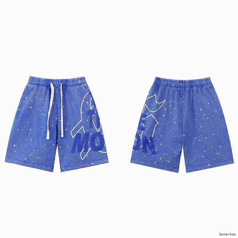 Godspeed Starry Sky Street Style Blue Shorts