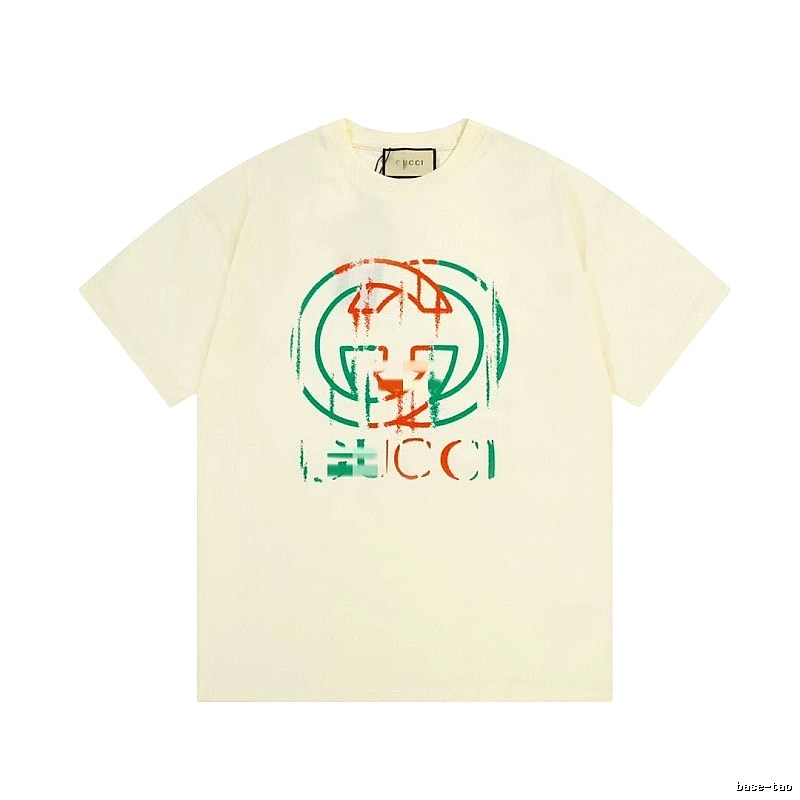 Gucci Double G Graffiti Vintage Style Off-white T-shirt