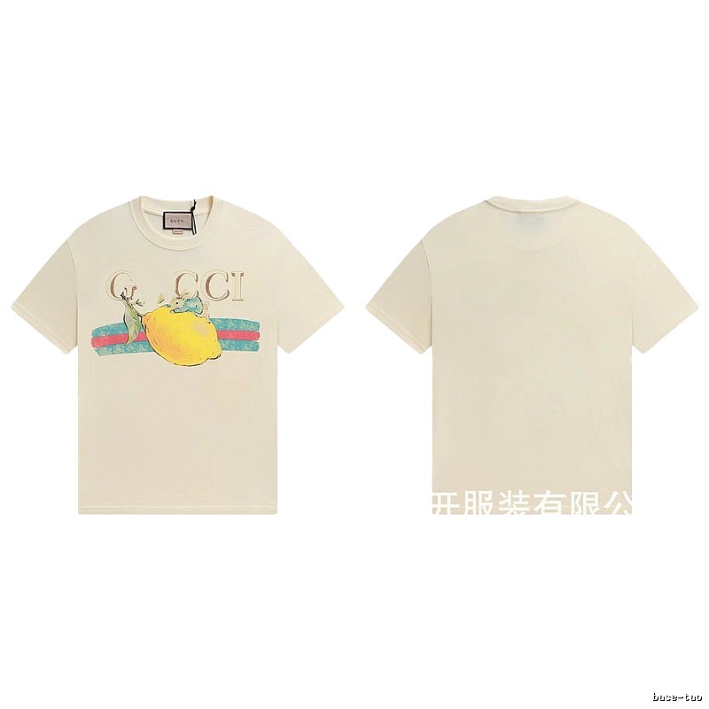 Gucci Vintage-style Off-white Lemon Print T-Shirt