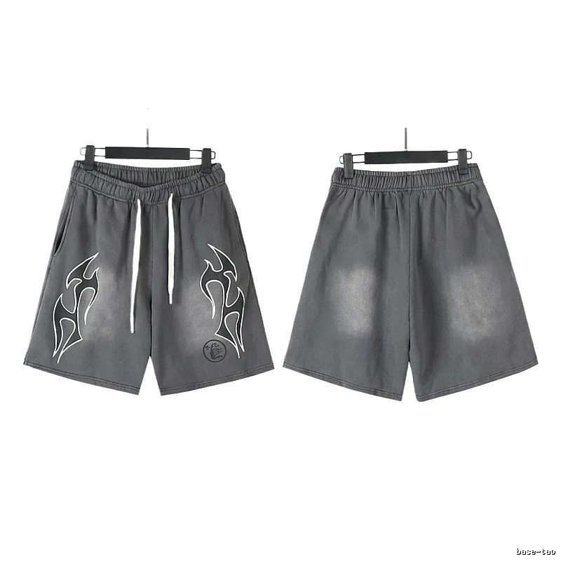 Hellstar Flame Wind Grey Shorts
