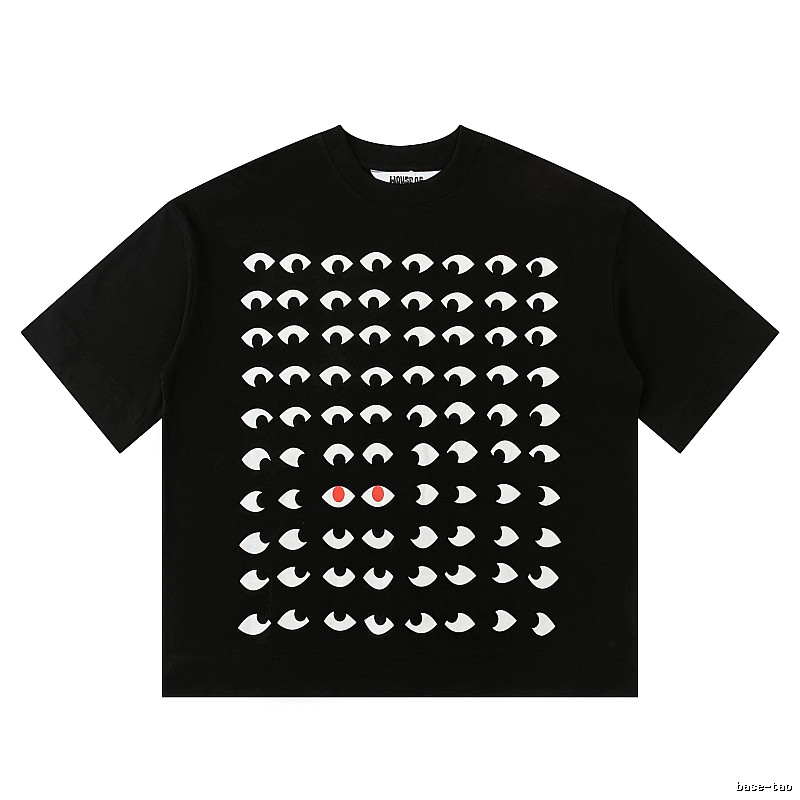 House of Errors Dark Trendy Cool Black Short-sleeve