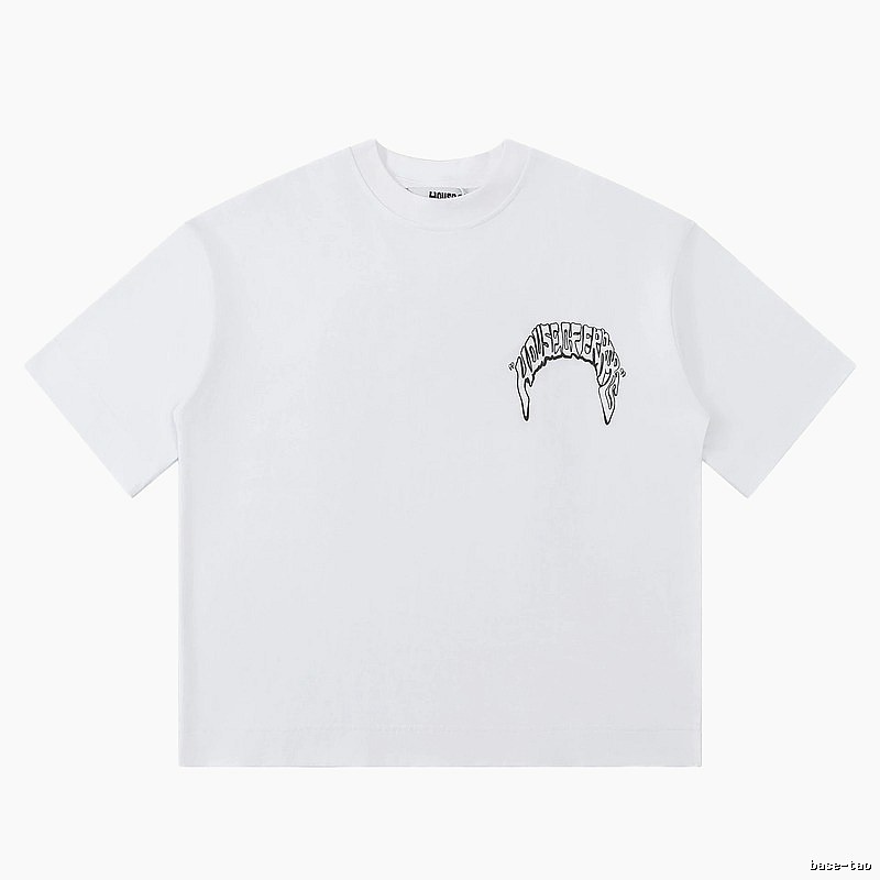 House of Errors Trendy White Short-sleeve Shirt