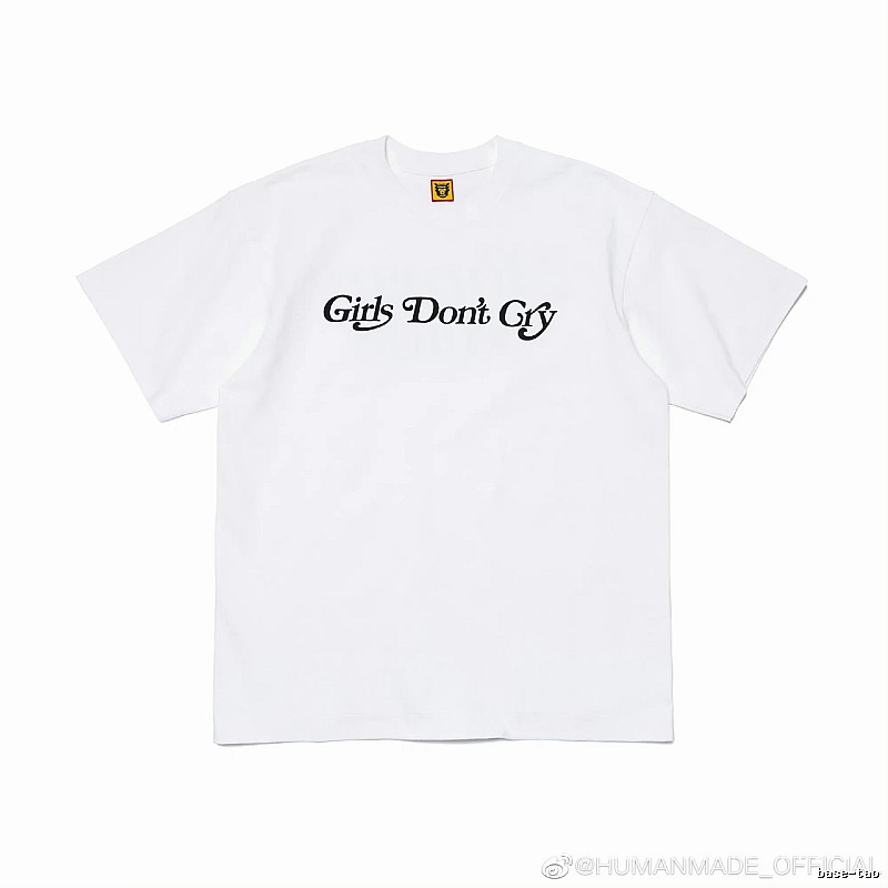 HUMAN MADE Co-branded Japanese Streetwear White Printed T-Shirt