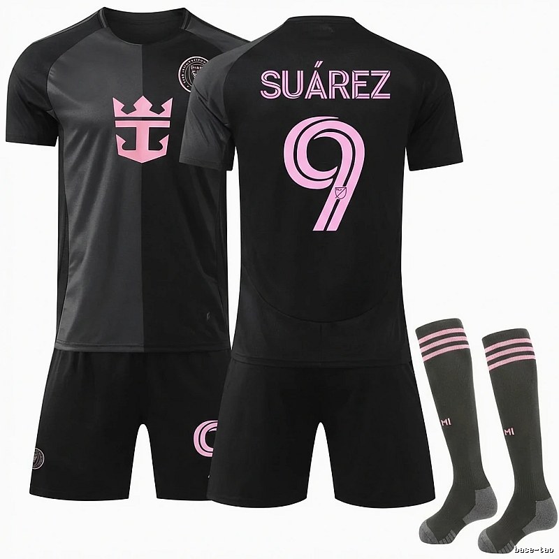 Inter Miami's black trendy and cool style jersey.