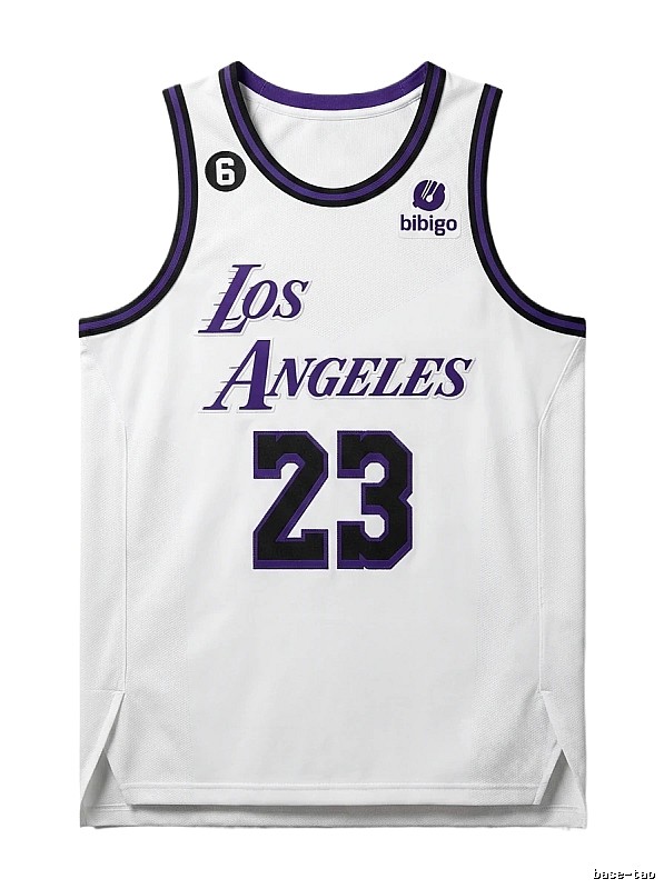 LBJ Los Angeles retro-style jersey
