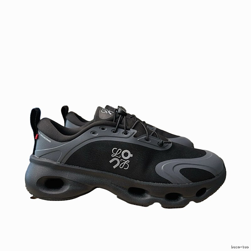 LOEWE black casual sports shoes