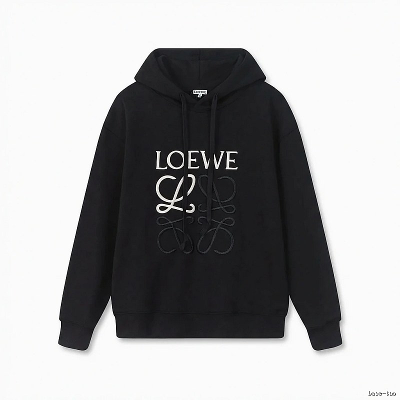 LOEWE letter embroidery style hoodie