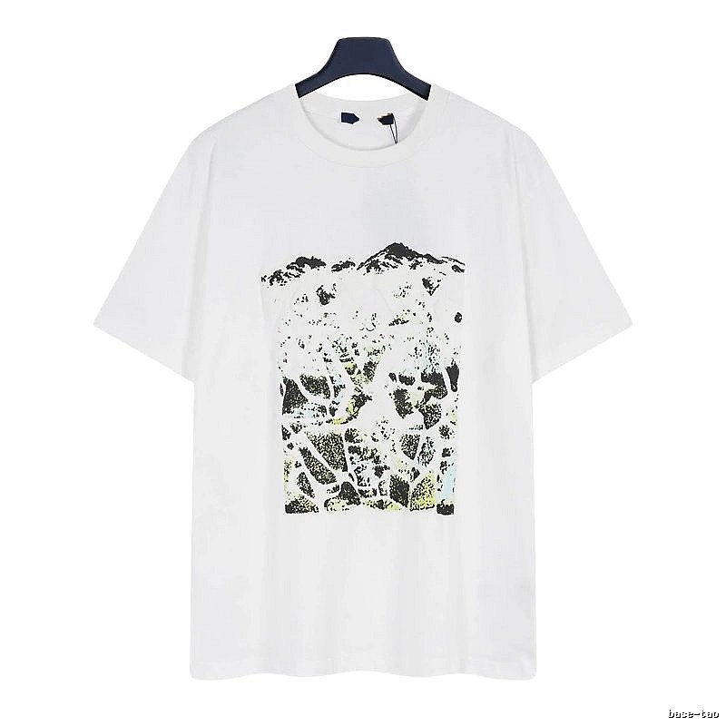 Louis Vuitton Monogram Landscape Casual Style White T-Shirt