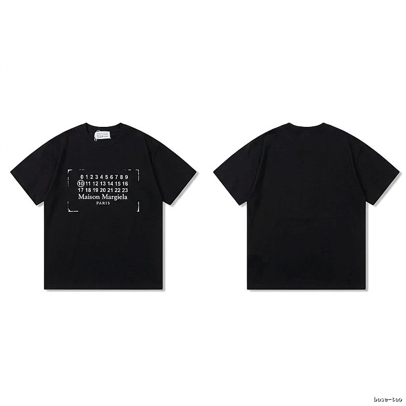 Maison Margiela Digital Style Black T-shirt