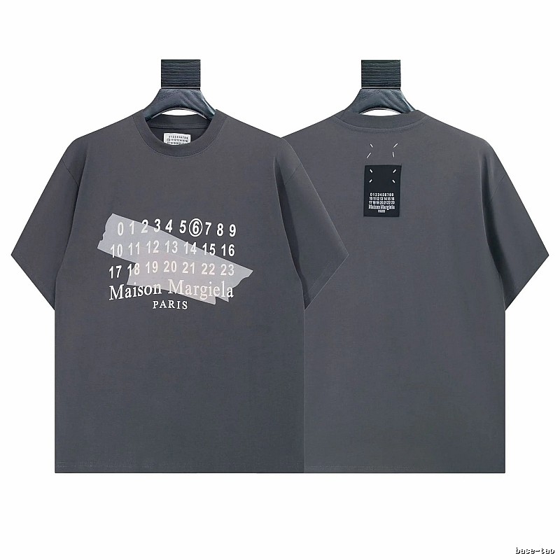 Maison Margiela Trendy Cool Digital Print Dark Grey T-Shirt