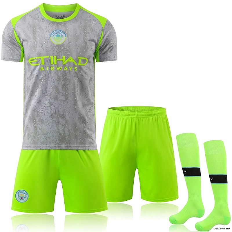 Manchester City series sporty grey-green jersey