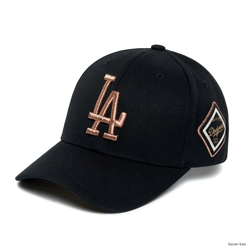 MLB Dodgers retro black hat