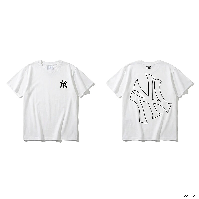 MLB New York Yankees minimalist style white T-shirt