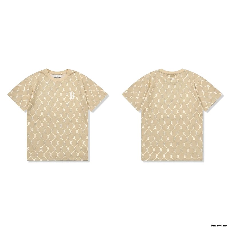 MLB Old Flower Style Beige T-shirt
