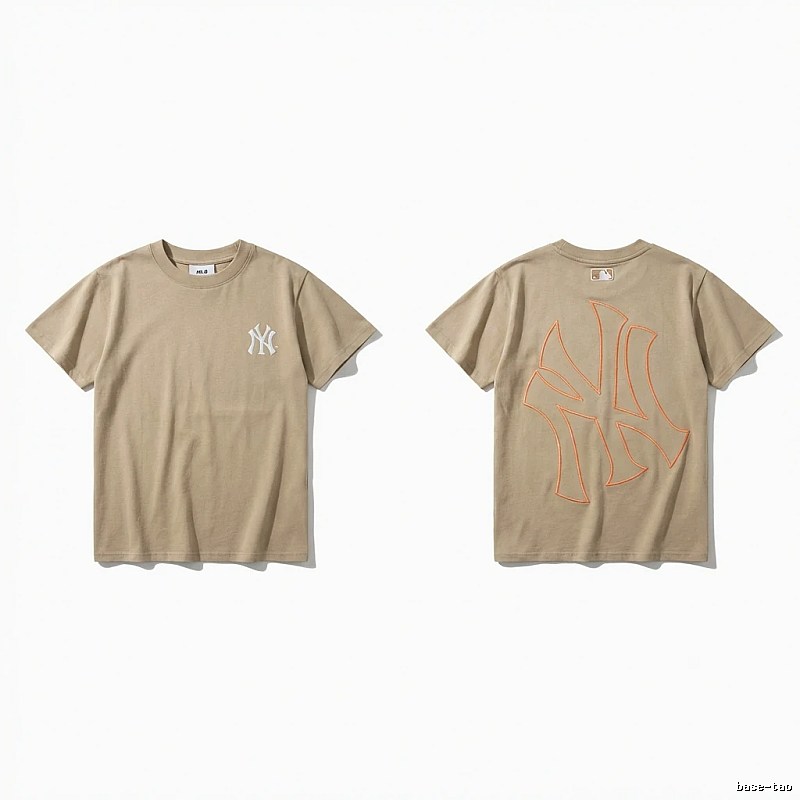 MLB retro style khaki T-shirt