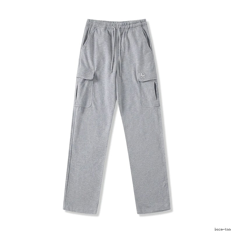 MLB utility-style grey long trousers