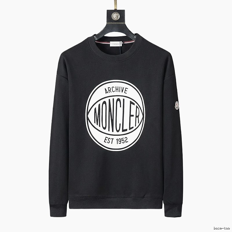 Moncler Archive Retro Style Black Sweatshirt
