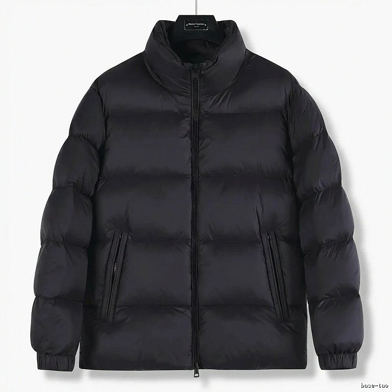 Moncler black casual down jacket