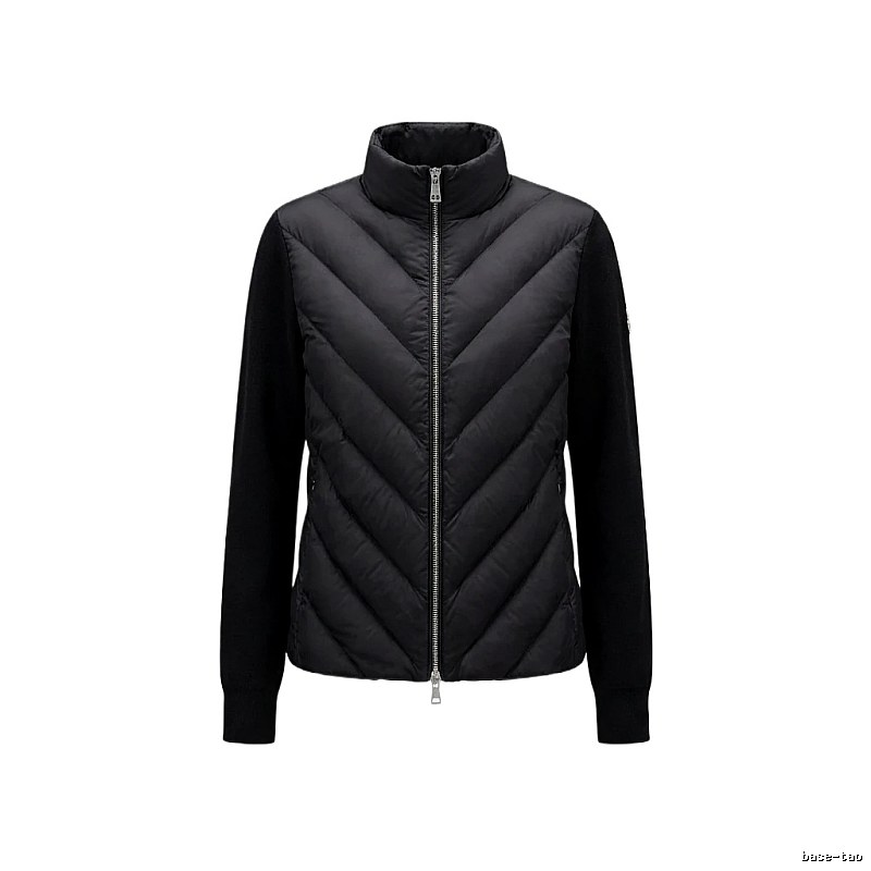 Moncler black casual style down jacket
