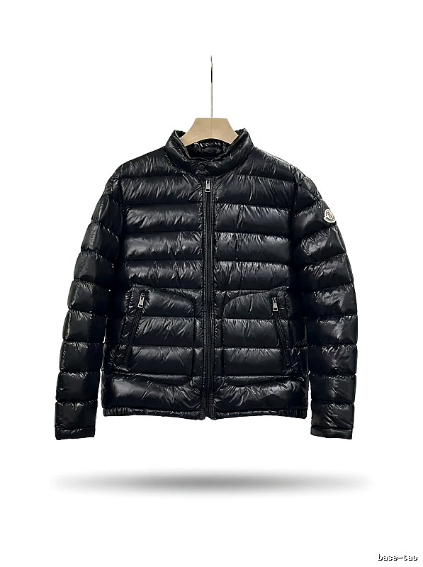 Moncler black fashionable down jacket