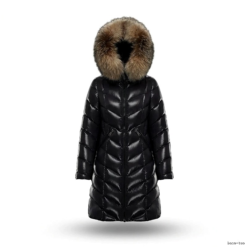 Moncler black luxury style down jacket
