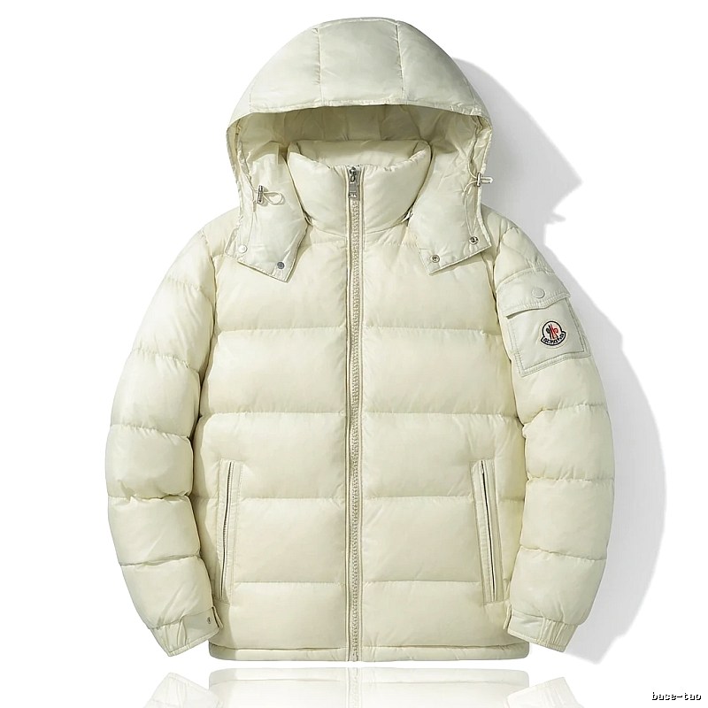 Moncler classic beige down jacket